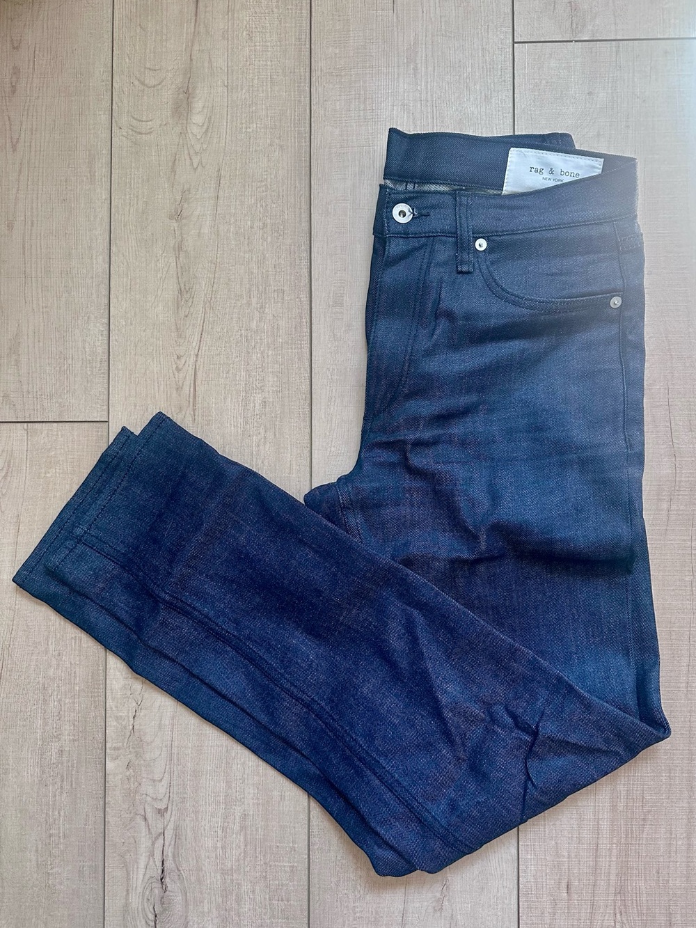 RAG&BONE Men's Fit 2 Slim Raw Denim 30Wx32L